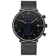Mens Watch Top Brand Men Stainless Steel WristWatch