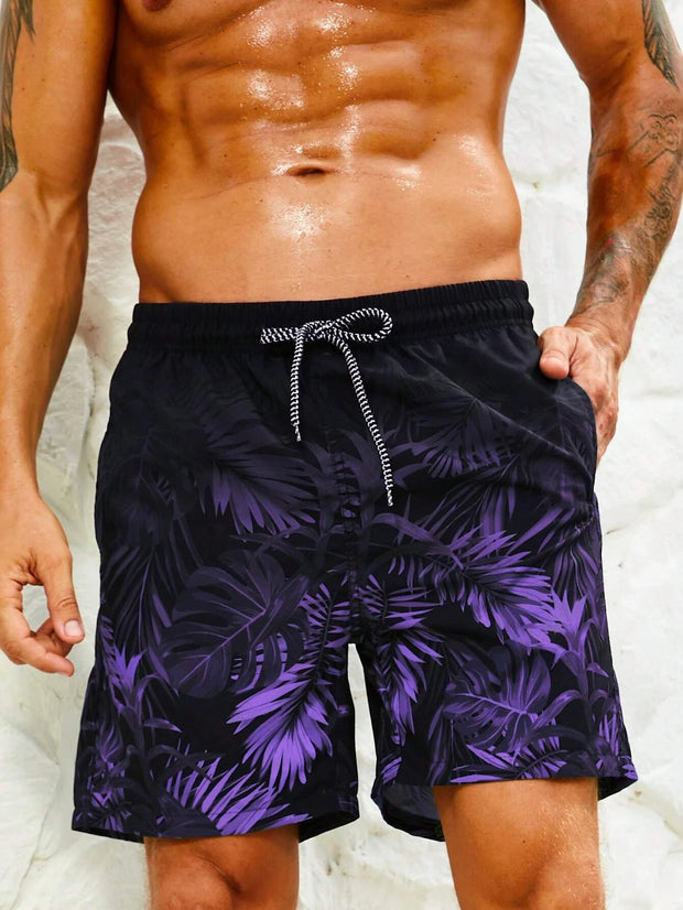 3D Palmboom Shorts voor Mannen – Licht, Stoer & Sneldrogend