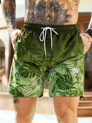 3D Palmboom Shorts voor Mannen – Licht, Stoer & Sneldrogend